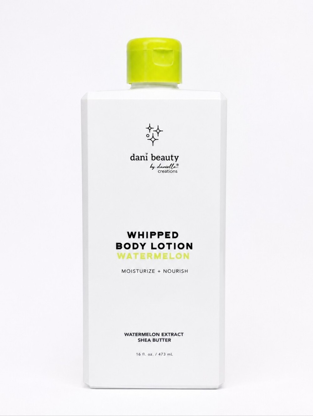 Dani Beauty Whipped Body Lotion Watermelon Shea Butter 16 oz